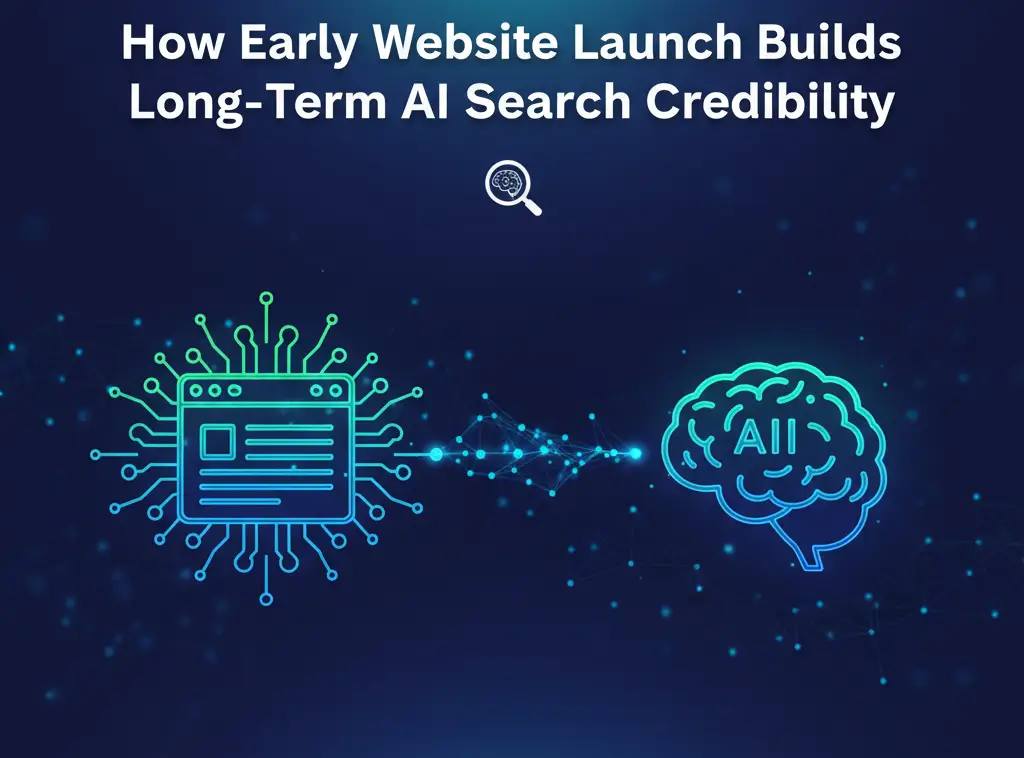 How Early Website Launch Builds Long-Term AI Search Credibility