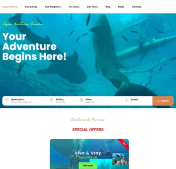 Aqua Ventura Diving – Modern Website Redevelopment Aqua Ventura Diving – Modern Website Redevelopment